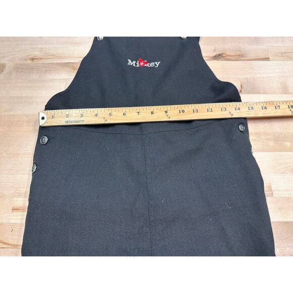 Disney Mickey Unlimited Minnie Mouse Black Jumper Overall Dress M Y2K - Picture 5 of 7